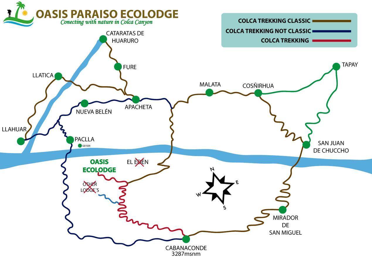 Oasis Paraiso Ecolodge Cabanaconde Esterno foto